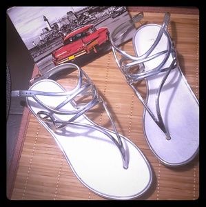 Silver Sandals